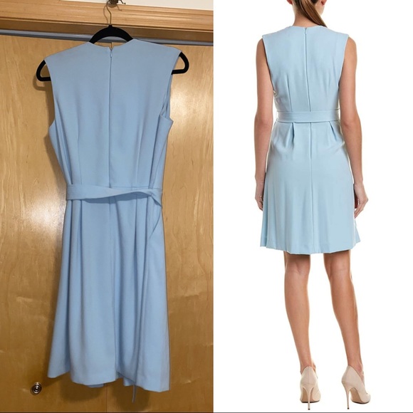 Tahari by Arthur S. Levine Women's Sleevless V-Neck Crepe - Picture 2 of 16